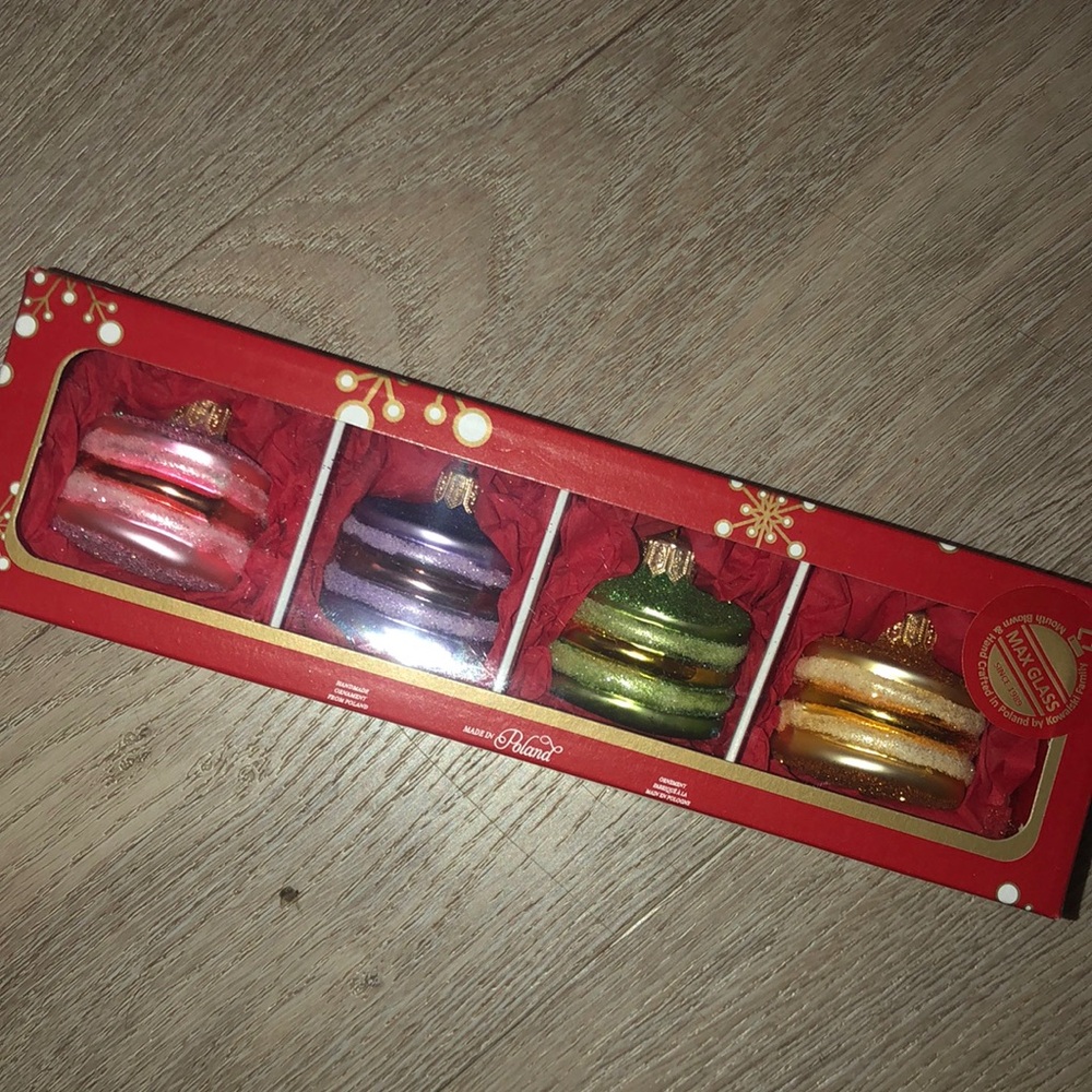macaroon Christmas ornaments